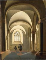 The westernmost bays of the south aisle of the Mariakerk in Utrecht