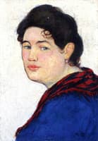 Portrait of a Young Peasant Woman