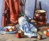 Dish with Apples