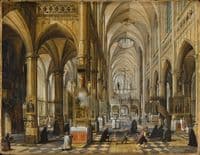 Interior of a Gothic Cathedral