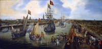 The departure of a dignitary from Middelburg