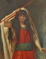 Woman in Red Tunic