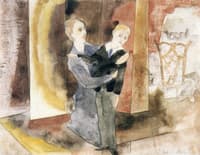 Miles and the Governess, illustration  No. 5 for The Turn of the Screw