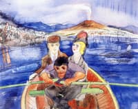 The Boat Ride from Sorrento, illustration no. 1 for Henry James' The Beast in the Jungle