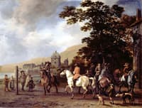 A Riding School in the Open Air