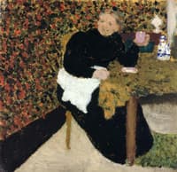 Madame Vuillard with a Pink Cup