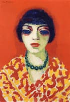 Woman in a Green Necklace