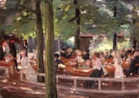Beer Garden in Laren (study)