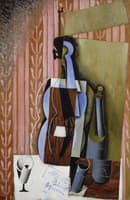 Violin Hanging on a Wall