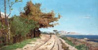 Road by the Mediterranean, near Marseille