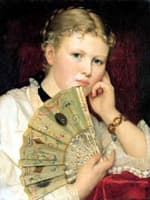 Girl with Fan