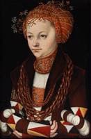 Portrait of Marie von Sachsen