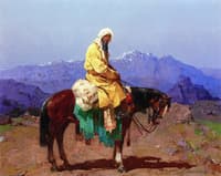 Horse and Rider, Turkestan
