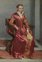 The Lady in Red, perhaps Contessa Lucia Albani Avogadro