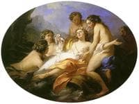 Psyché abandonnée par l'Amour, recueillie par les nymphes