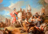 The Victory of Alexander over Porus