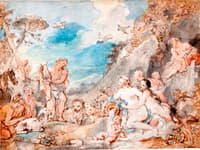 Orpheus charming the animals and the nymphs