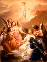 Seven Angels Adoring the Christ Child