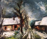 Village in the Snow
