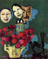 Masks and Dahlias