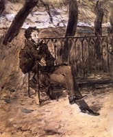 Alexander Pushkin on a Park Bench