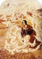 Virgin with Doves