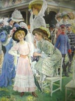 Elegant Ladies at the Races