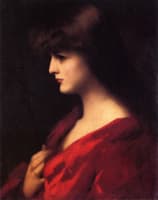 Study of a Woman in Red