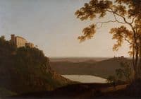 Lake Nemi at Sunset