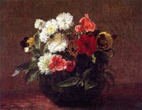 Flowers in a Clay Pot