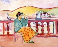 Lady on a Terrace