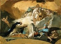 The Virgin Receiving the Prayers of Saint Dominic