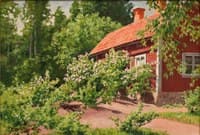 Cabin with Fruit Trees