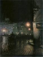 The Old Town in Warsaw at Night