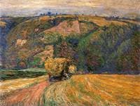 Wagon with hay