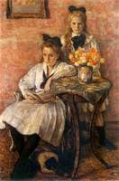 Portrait of Maria and Krystyna Mańkowskich