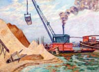 The Sand Pit, Quai d'Austerlitz, Morning