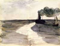 Steamboat off Boulogne