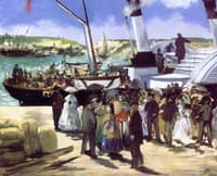 Departure of the Folkstone Boat