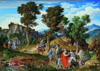 Serpentara Landscape with the Procession of the Magi