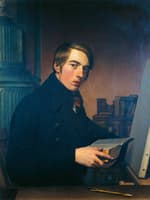 Self Portrait Showing Bible