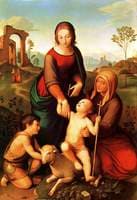Mary and Elizabeth with Jesus and John the Baptist