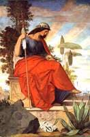 Allegorical figure of Italia