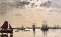 Antwerp, boats on the River Scheldt