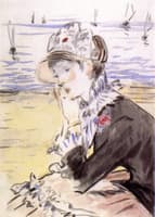 Young Woman by the Sea