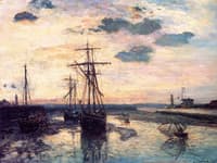 Port of Honfleur at Evening