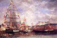 Festival in the Harbor of Honfleur