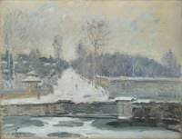 The Watering Place at Marly-le-Roi