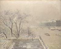 The Louvre under Snow