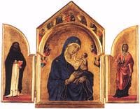The Virgin and Child with Saints Dominic and Aurea